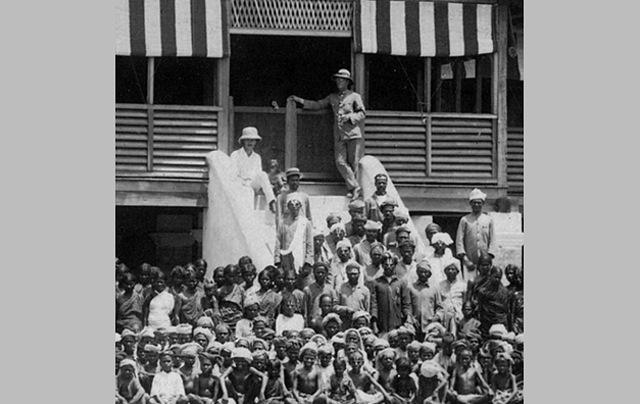 A plantation staff picture from 1913