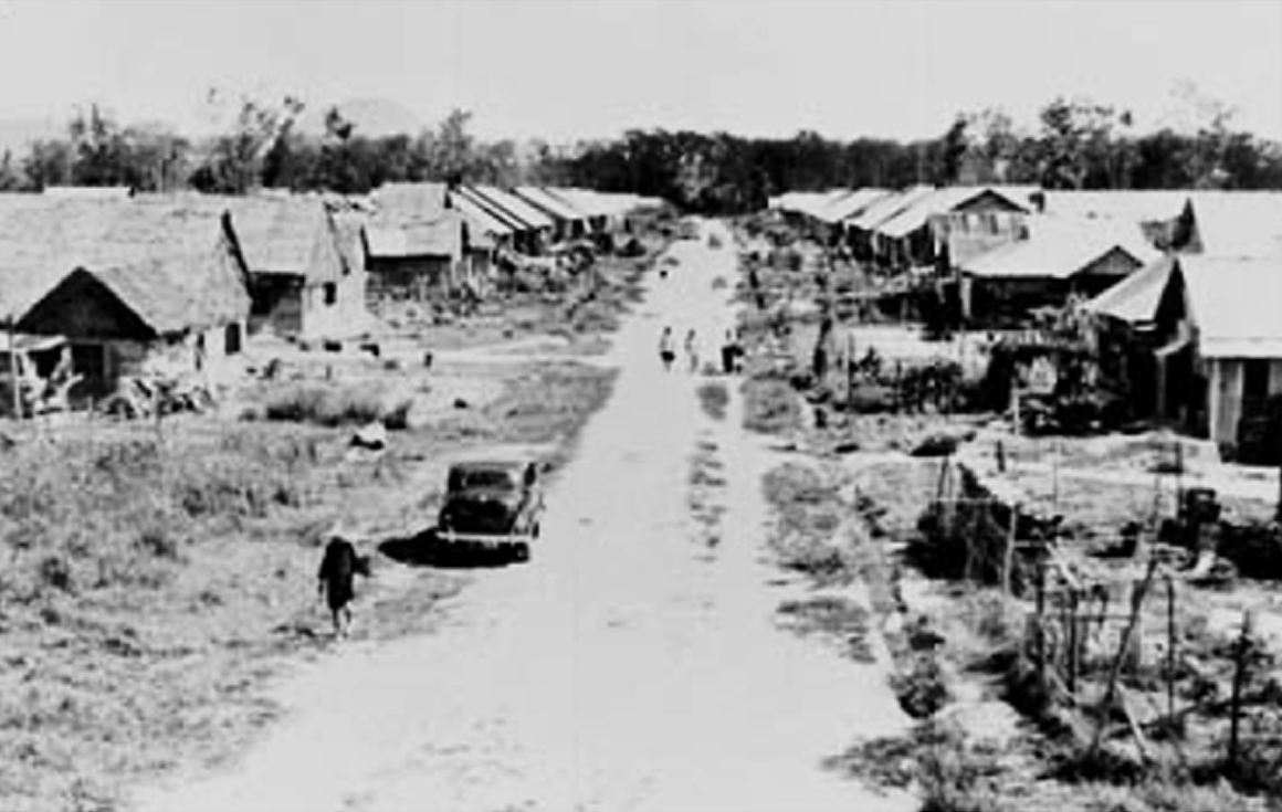 A typical high street of a New Village. Rudimentary initially, over three generations they transformed into caring, successful communities